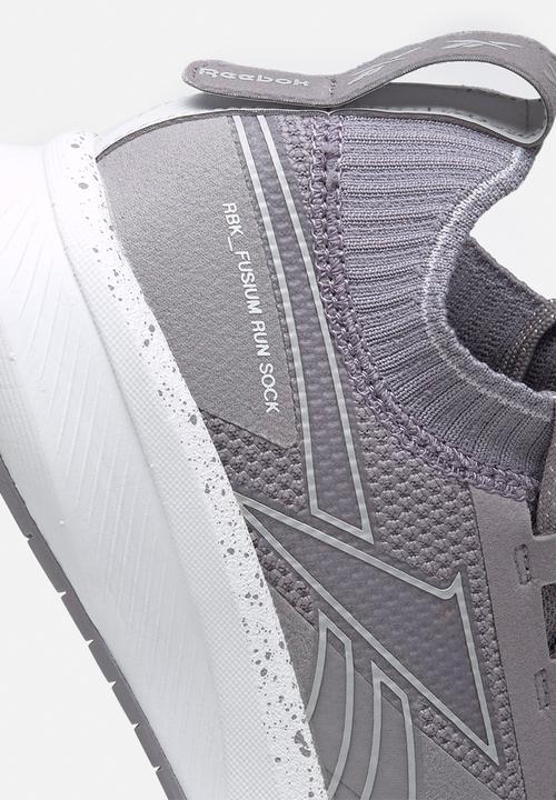 Reebok - Rbk-fusium run 20 sock - gravity grey/white/porcelain