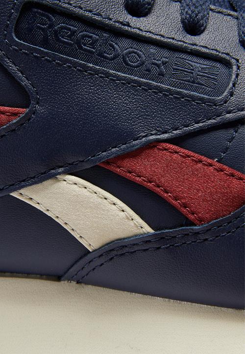 Reebok - Cl lthr - vector navy/merlot/alabaster