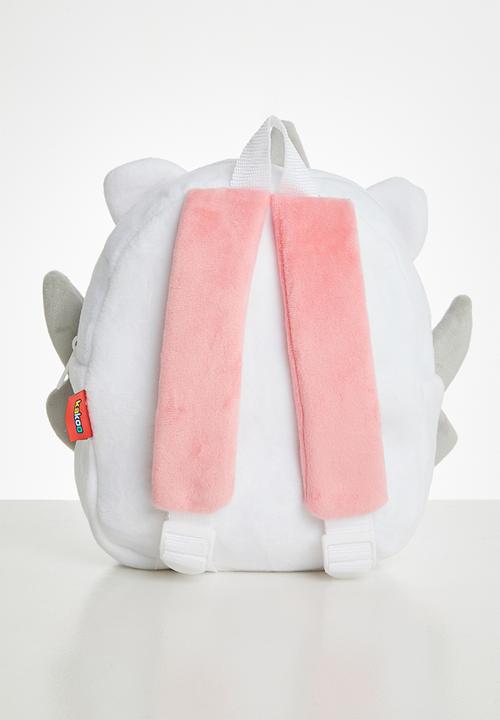 Pop Candy - Unicorn piggy backpack - pink & white