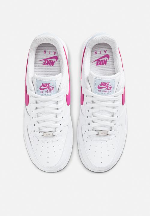Nike - Air Force 1 '07 - white / fire pink-hydrogen blue
