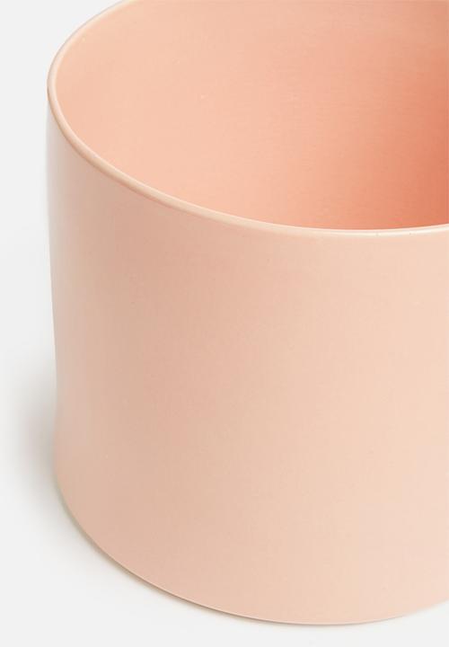Urchin Art - Cora planter - glazed pink