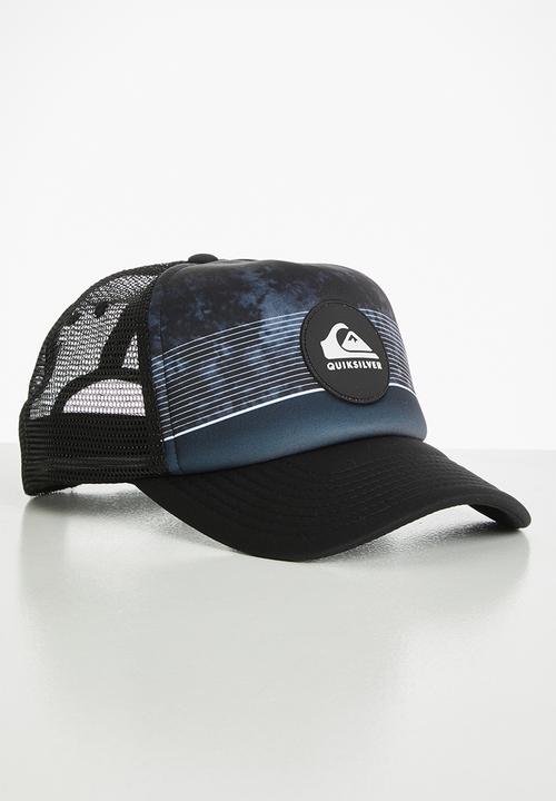 Quiksilver - Stripe pipes trucker - black