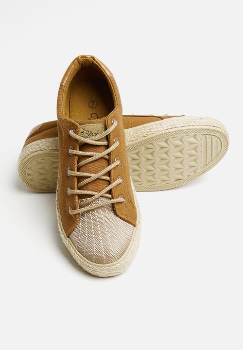 Miss Black - Republica sneaker - tan