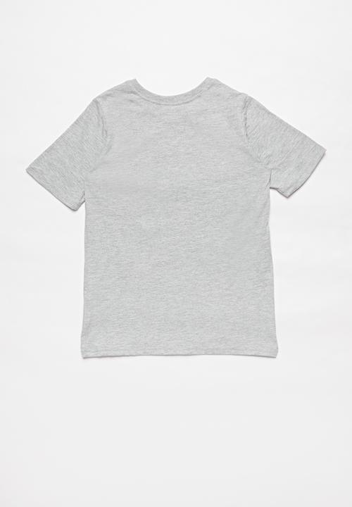 Pop Candy - Boys 2 pack printed tee - blue & grey