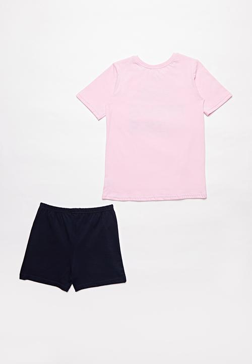 Pop Candy - Girls pyjama set - pink & navy
