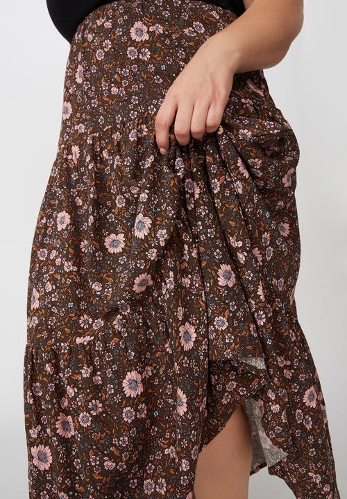 Cotton On - Curve jasmine maxi skirt - multi 