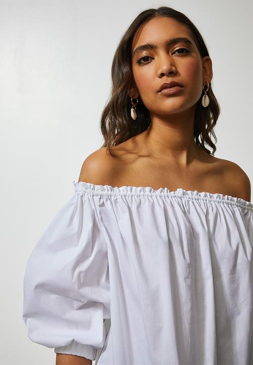 Superbalist - Off the shoulder blouse - white