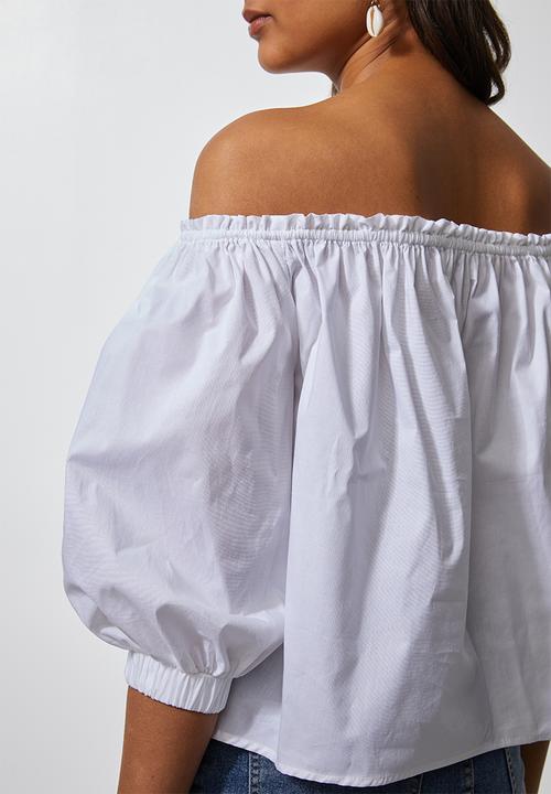Superbalist - Off the shoulder blouse - white