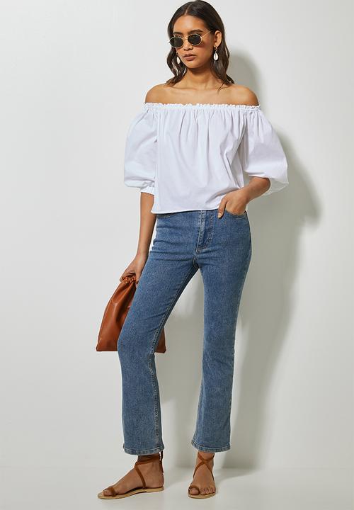 Superbalist - Off the shoulder blouse - white