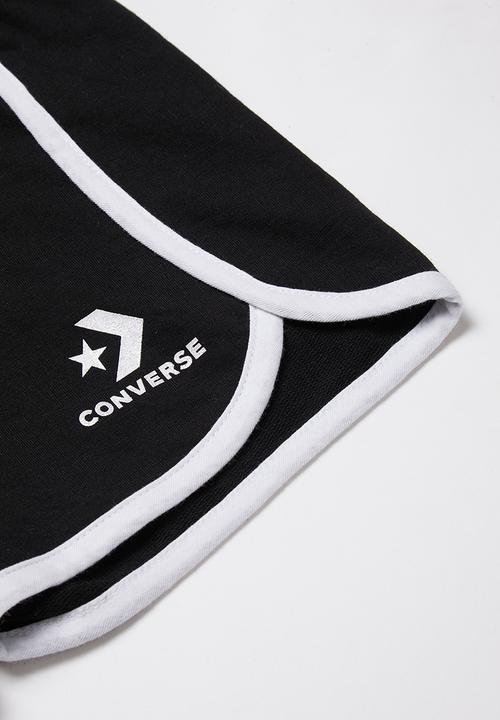 Converse - Converse start chevron shorts - black