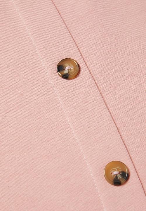 Rebel Republic - Girls vintage rib top - pink