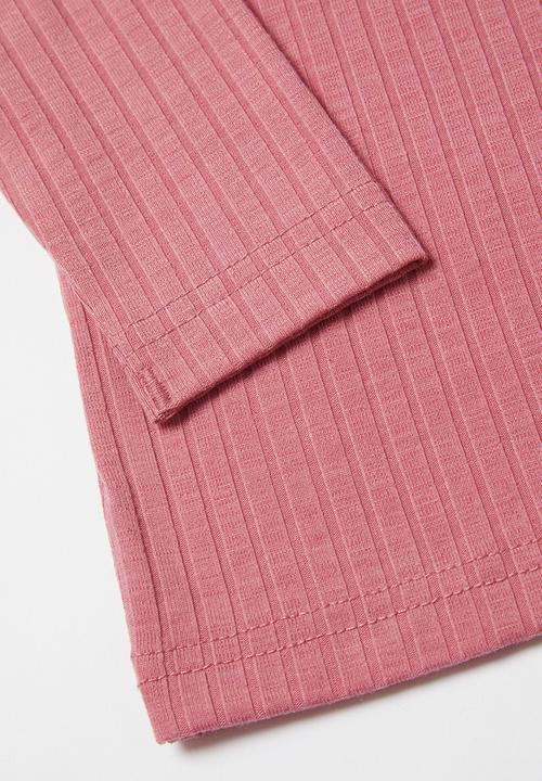 Rebel Republic - Girls rib top - pink