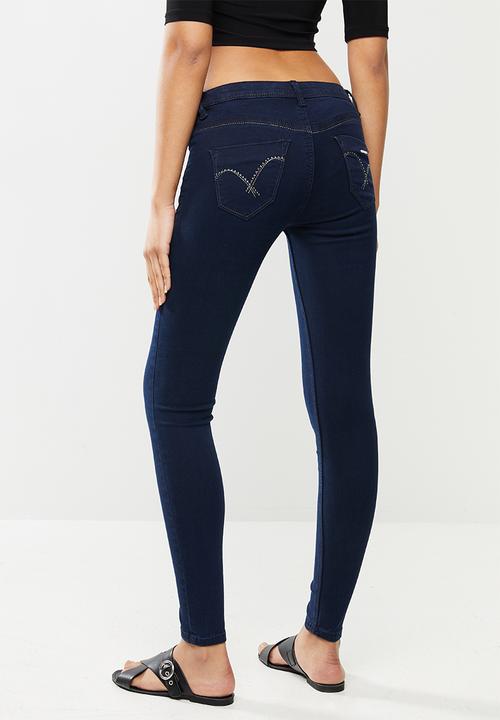 SISSY BOY - Kale jon jon basic skinny - blue black