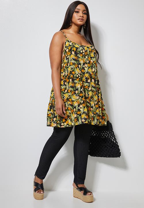 Superbalist - Tiered longer length cami - multi 