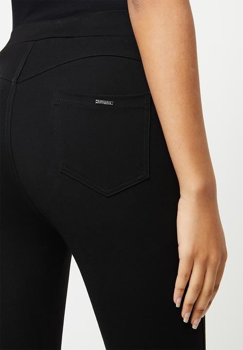 SISSY BOY - Last dance legging with beadwork trim - black