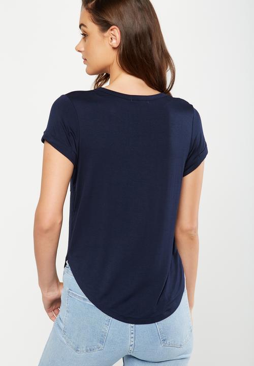 Cotton On - Kathleen short sleeve top - moonlight
