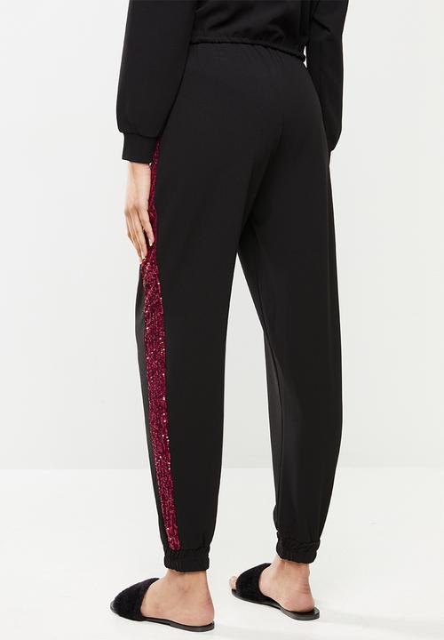 SISSY BOY - Night angel pants - black
