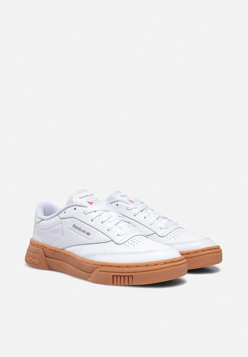 Reebok - Club C stacked - white / reebok rubber gum