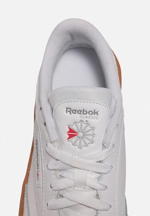 Reebok - Club C stacked - white / reebok rubber gum