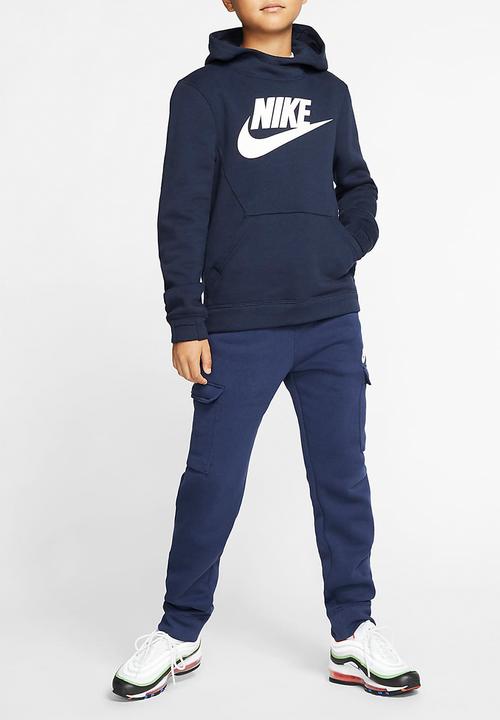 Nike - B nsw club cargo pant - navy & white