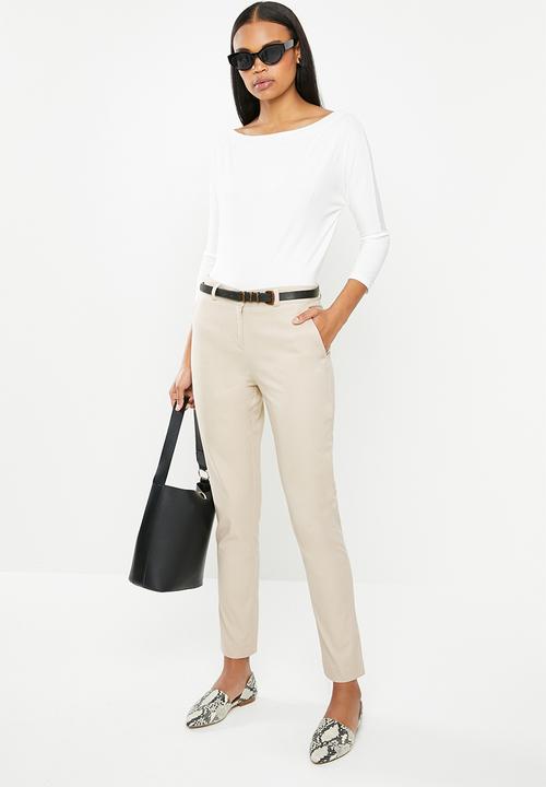 POLO - Casey classic chino - stone