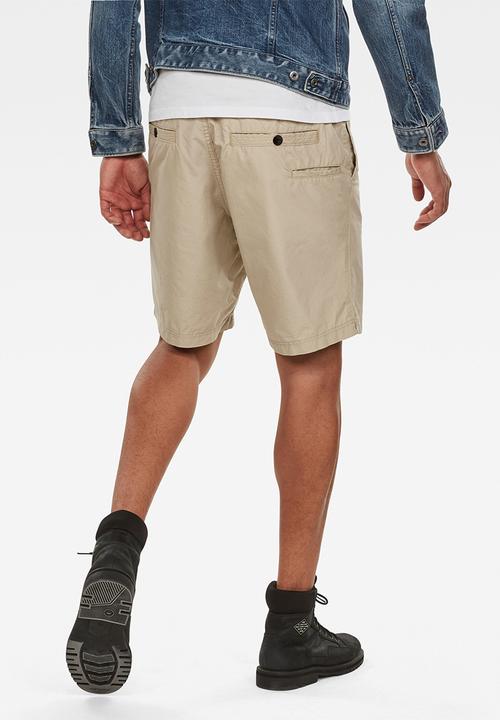 G-STAR - Front pocket sport shorts - khaki