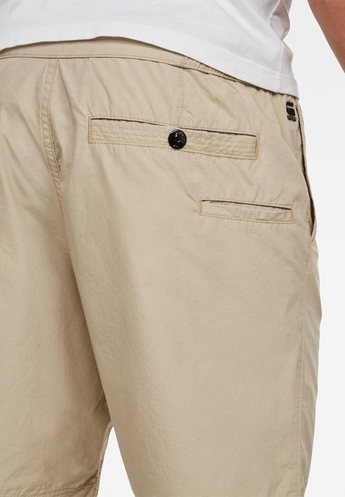 G-STAR - Front pocket sport shorts - khaki