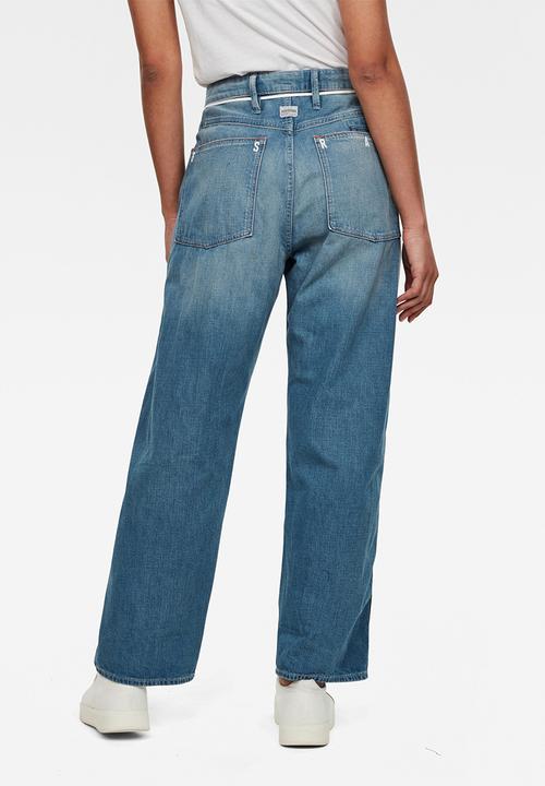 G-STAR - Lintell high dad jeans - marine blue