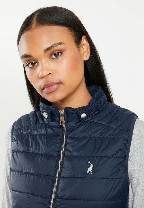 POLO - Heidi sleeveless puffer -navy