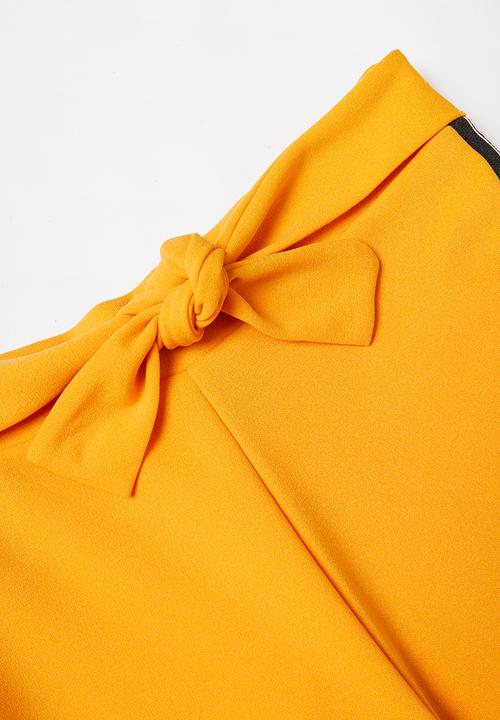 Rebel Republic - Girls knit pants - orange