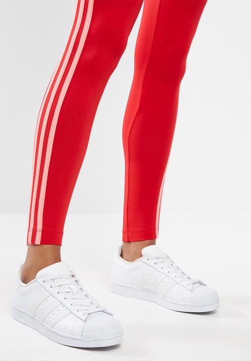 adidas Originals - 3Stripe leggings - red & pink