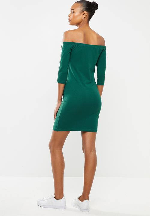 adidas Originals - Shoulder dress - green