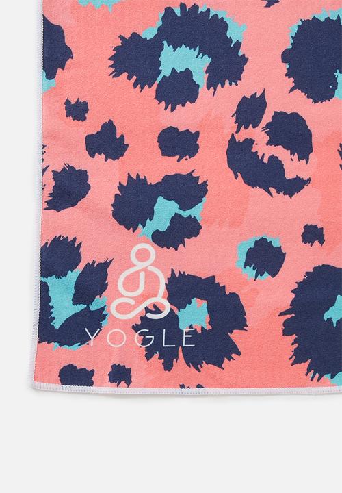 Yogle - Fornax non-slip yoga towel - leopard print 