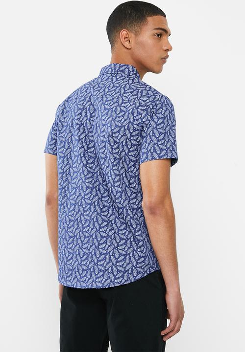 Brave Soul - Crest shirt - navy