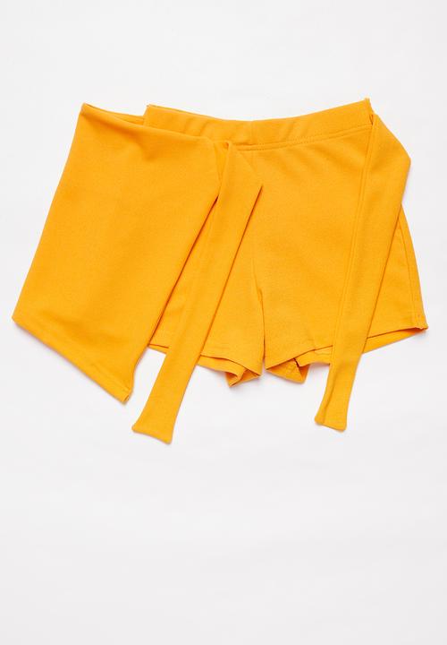 Rebel Republic - Girls knit skort - orange