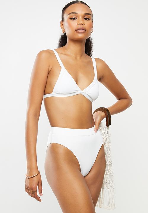 Bacon Bikinis - Sky bikini top - white