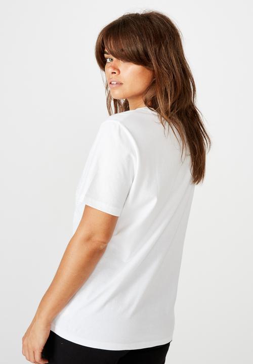 Factorie - Relaxed graphic T-shirt - white