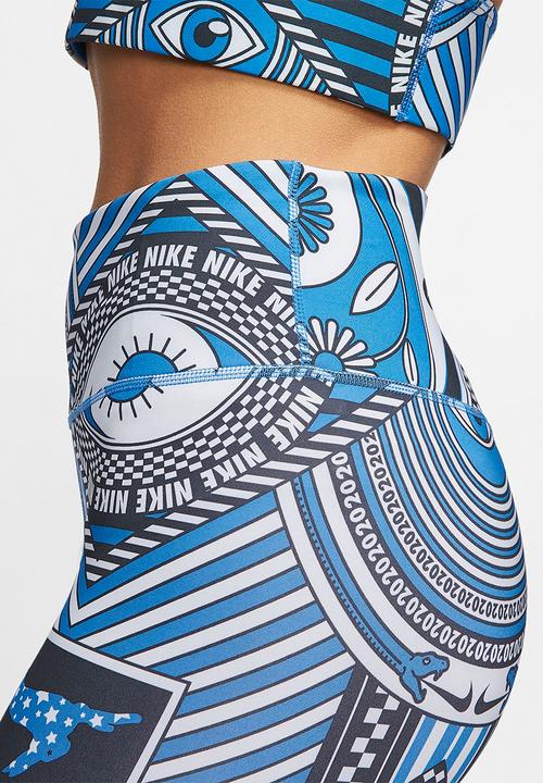 Nike - Nike one Tokyo duality 7/8 tight - blue