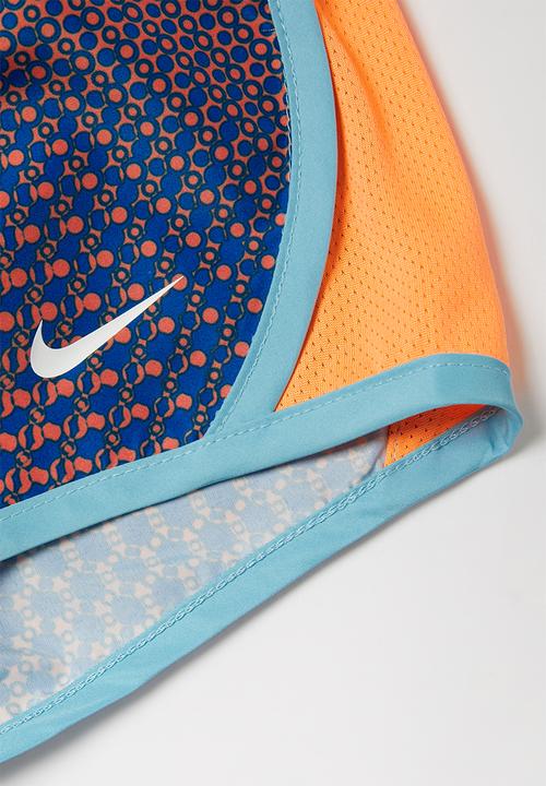 Nike - Nkg Nike dry tempo short  - blue & orange 