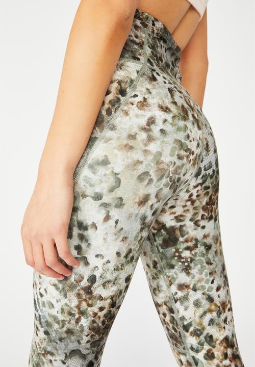 Cotton On - Booty 7/8 tight - inky reptile