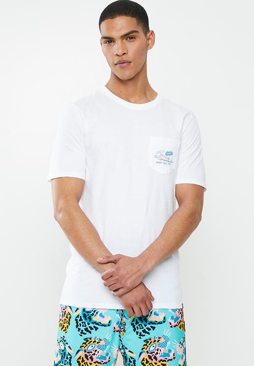 Hurley - Srf all day pkt tee - white