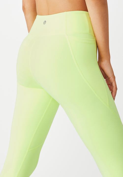 Cotton On - Booty 7/8 tight - lemonade zest