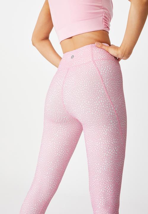 Cotton On - Booty 7/8 tight -animal speck strawberry milkshake