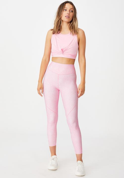 Cotton On - Booty 7/8 tight -animal speck strawberry milkshake