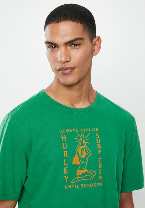 Hurley - Hvy sundown tee - green