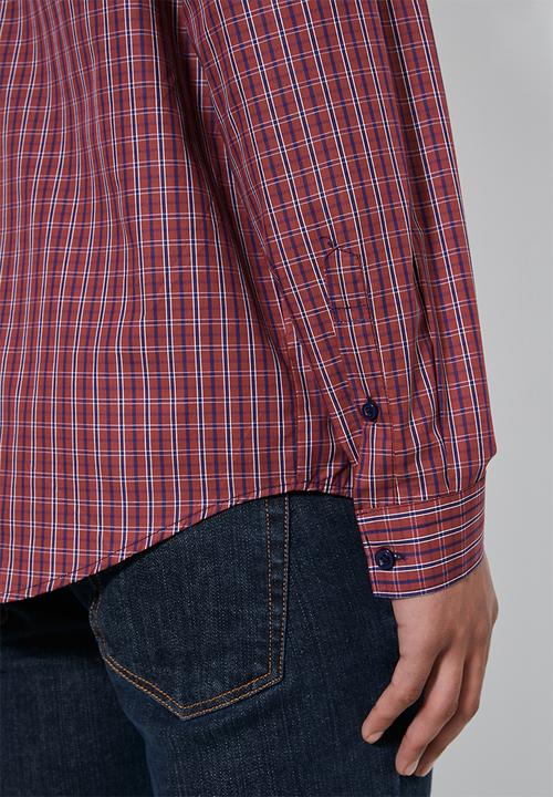 Superbalist - Barber regular fit long sleeve shirt - multi