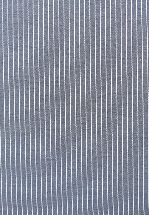 Superbalist - Barber regular fit long sleeve shirt - grey & white