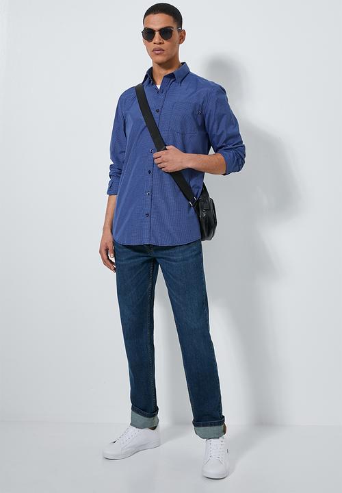 Superbalist - Barber regular fit long sleeve shirt - multi