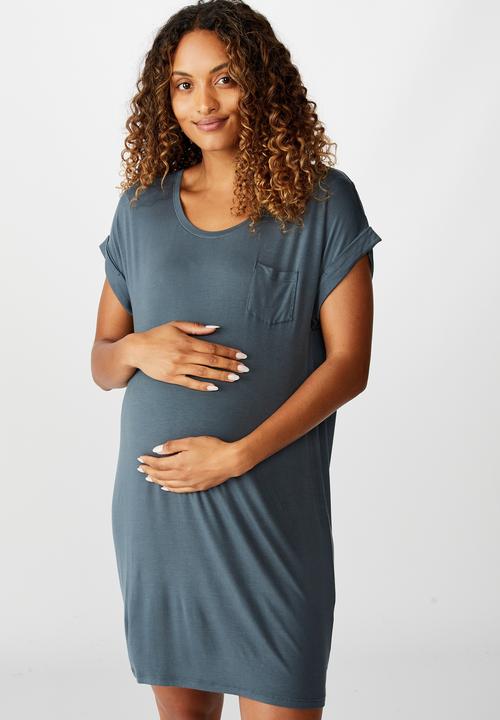 Cotton On - Sleep recovery maternity nightie - iron