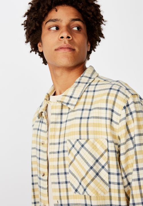 Factorie - Flanno shirt - mustard midnight